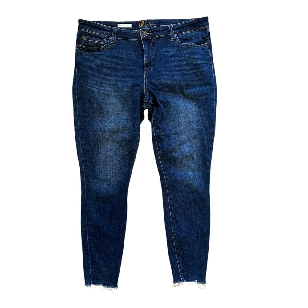 Dark Blue Women's Skinny Jeans - Unknown Brand